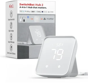 SwitchBot HUB 2 inteligentny dom - nadajnik Bezprzewodowy Do zawieszenia na ścianę Podczerwień - Inne akcesoria audio-wideo - miniaturka - grafika 1