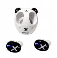 Słuchawki - SONY AEP 03BK BIAŁE MIŚ PANDA - miniaturka - grafika 1