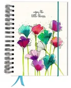 Notesy i bloczki - Bujo bullet 180 stron notatnik A5+ kropki pamiętnik gumka - miniaturka - grafika 1