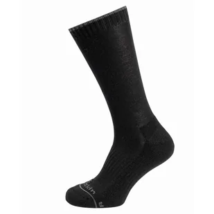 Długie skarpety Jack Wolfskin HIKE MERINO SOCK CL C black - 35-37 - Skarpetki męskie - miniaturka - grafika 1