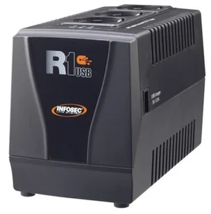 Infosec R1 USB 600 zasilacz UPS 0,6 kVA 300 W 3 x gniazdo sieciowe - Zasilacze awaryjne UPS - miniaturka - grafika 1