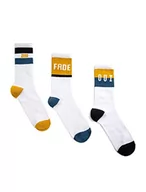 Skarpetki męskie - Koton Męskie skarpety 3er zestaw Bedruckte Socken mit Schriftzug, grau (040), Einheitsgröße, Szary (040) - miniaturka - grafika 1