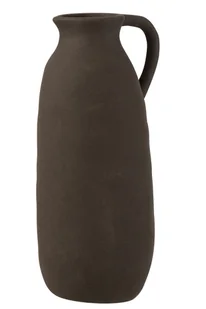 Wazon Dzbanek Ceramiczny Czarny Duży - Dzbanki i imbryki - miniaturka - grafika 1