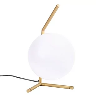 King Home Lampa biurkowa HALM 1 - mosiądz, szkło MT10563-1-200MT - Lampy stojące - miniaturka - grafika 1