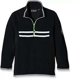 CMP chłopięca funkcyjna bluza polarowa z kołnierzem, czarny, 176 3G28134_U901_176 - Kurtki i płaszcze dla chłopców - miniaturka - grafika 1