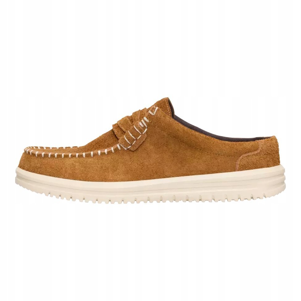 HeyDude Męskie Lekkie Buty Mokasyny Wsuwane Zamszowe Wally NXT Mule 42