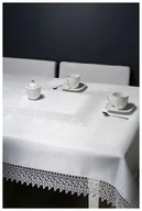 Obrusy i serwetki - Mesa Witold Dynowiec Obrus MÓWISZ I MASZ, Gipiura 144, biały, 140x240 cm - miniaturka - grafika 1