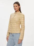 Kurtki damskie - Patrizia Pepe Kurtka puchowa CO0178/A503-B182 Beżowy Regular Fit - miniaturka - grafika 1