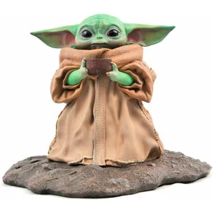 ESTATUA PREMIER COLLECTION THE CHILD SOUP THE MANDALORIAN STAR WARS 17CM - Figurki dla dzieci - miniaturka - grafika 1