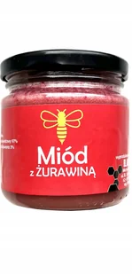 POLSKI miód z ŻURAWINĄ - 250 g - Miód - miniaturka - grafika 1