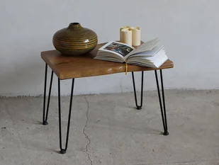 Stolik kawowy live edge loft mini - Ławy i stoliki kawowe - miniaturka - grafika 1