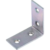 Zawiasy, okucia i inne akcesoria - Kątownik firankowy 180 mm / 55 mm x 17 mm ocynkowany na żółto - miniaturka - grafika 1