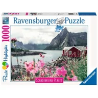 Puzzle - Ravensburger Polska Puzzle 1000 elementów Skandynawskie Domek - miniaturka - grafika 1