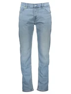 Spodnie męskie - Pepe Jeans Dżinsy - Slim fit - w kolorze błękitnym - miniaturka - grafika 1