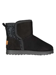 Geographical Norway Botki zimowe "Olga" w kolorze czarnym - Botki damskie - miniaturka - grafika 1
