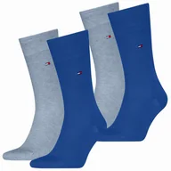 Skarpetki męskie - Tommy Hilfiger Skarpety Męskie 39-42 Ocean Blue - miniaturka - grafika 1