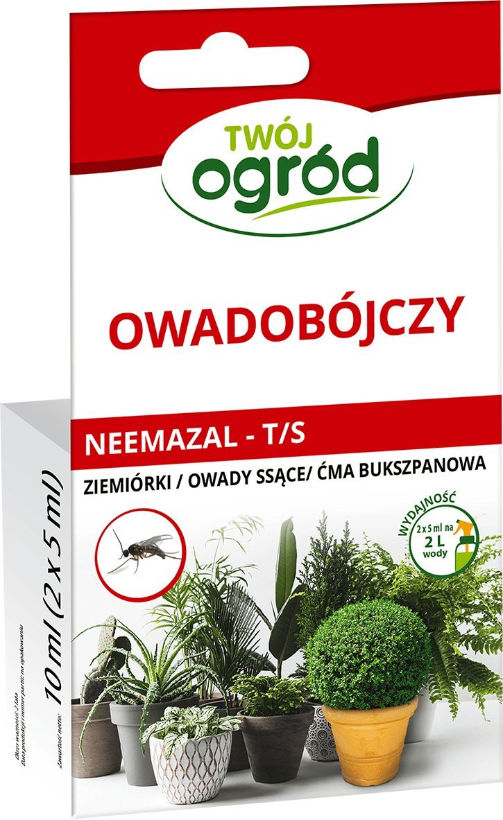 NeemAzal T/S Ziemiórki 10ml 2 x 5ml azadyrachtyna A Twój Ogród - środek owadobójczy