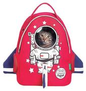 Plecak-transporter dla kota SMART KITTY Rakieta, czerwony