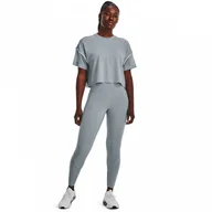 Legginsy - Damskie legginsy treningowe Under Armour UA SF Rush Ank Leg Perf - szare - miniaturka - grafika 1