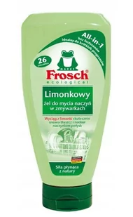 Frosch Limonkowy żel do mycia naczyń w zmywarkach 40 dawek > Zyskaj BON 60 zł za każde wydane 500 zł! - Środki do zmywarek - miniaturka - grafika 1