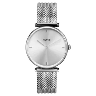 Zegarek Cluse Zegarek CW10402 Mesh Full Silver - - Zegarki damskie - miniaturka - grafika 2
