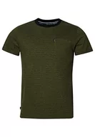 Koszule męskie - Superdry Koszula męska w paski, Thrift Olive Marl/Black, S - miniaturka - grafika 1