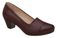 Czółenka - Czółenka na obcasie AXEL Comfort 1542 Rubinowe Bordowe półbuty Kosela Medic 9542 na Haluksy - miniaturka - grafika 1