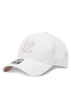 Czapki i chusty sportowe męskie - 47 Brand Czapka z daszkiem MLB New York Yankees In The Clouds ’47 MVP B-ITCMP17CTP Biały - miniaturka - grafika 1
