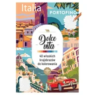 Poradniki dla rodziców - Art therapy. Kolorowanka antystresowa. Dolce vita. 40 włoskich krajobrazów do kolorowania - miniaturka - grafika 1