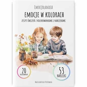 Książki edukacyjne - Zeszyt ćwiczeń z kolorowankami i naklejkami - Emocje w Kolorach - 4-8 lat - miniaturka - grafika 1