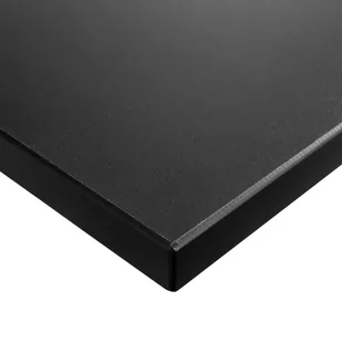 Blat do biurka lub stołu uniwersalny 120x60x1,8 cm Czarny P - Meble modułowe i akcesoria - miniaturka - grafika 1