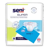 Bielizna lecznicza - Pieluchomajtki Super SENI rozmiar 2 Medium 10szt. Refundacja NFZ - miniaturka - grafika 1