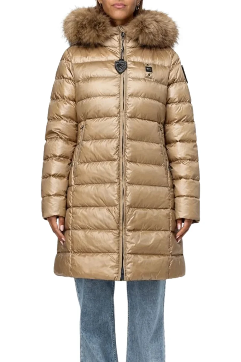 BLAUER Brązowa kurtka damska Kristin Raincoat Long Jackets L