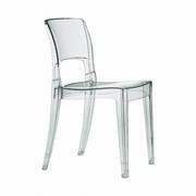 Krzesła - Scab Design Krzesło Isy transparentne - miniaturka - grafika 1