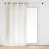 Zasłony - Zasłona okienna z efektem lnu, 140 x 260 cm, LOGAN - miniaturka - grafika 1