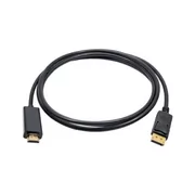 Kable - Kabel Akyga AK-AV-05 (DisplayPort M - HDMI M; 1,8m; kolor czarny) - miniaturka - grafika 1