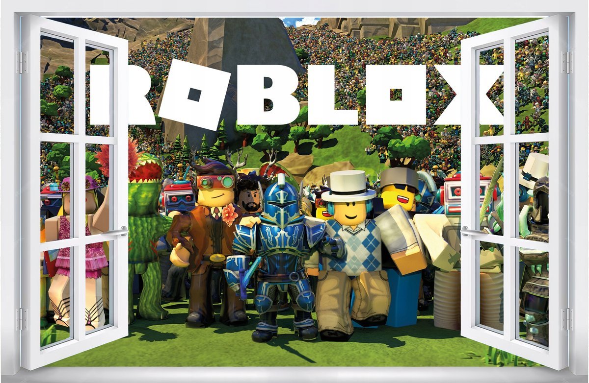 Naklejki na ścianę ROBLOX GRA Naklejka XXL 115x75 cm #4