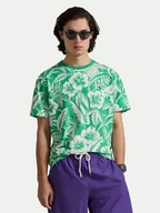Koszulki męskie - Polo Ralph Lauren T-Shirt 710B16614001 Zielony Regular Fit - miniaturka - grafika 1