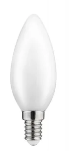 GTV Żarówka LED E14 4W FILAMENT MLECZNY C35 3000K 400lm LD-C35FL4M-30 LD-C35FL4M-30 - Żarówki LED - miniaturka - grafika 1