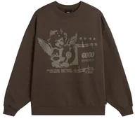 Bluzy damskie - Bluza Damska VANS Earthbound OS Crew Coal Brown VN000Q35EMP1 L - miniaturka - grafika 1