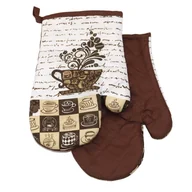 Fartuchy i rękawice kuchenne - Rękawice Kuchenne z Magnesem Cappuccino II 0416FS02 - miniaturka - grafika 1