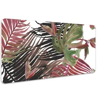 Podkładki pod mysz - Podkładka pod mysz i klawiaturę Monstera 100x50 cm, Dywanomat - miniaturka - grafika 1
