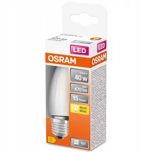 Osram żarówka świeca LED E27 4W Classic B 2 700 K - Żarówki LED - miniaturka - grafika 1