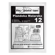 Folie i taśmy malarskie - Blue Dolphin Plandeka malarska 12, , 4m x 5m - miniaturka - grafika 1