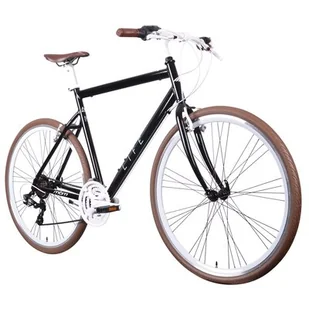 MBM Rower miejski Life Hybrid City Trekking 21B 28 cali męski Czarny MBM530U 21 58 A01 - Rowery - miniaturka - grafika 1