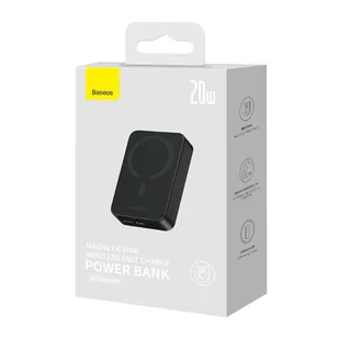Baseus PPCX150001 Magnetic Mini 20000mAh, 20W MagSafe Overseas Edition (czarny) - Powerbanki - miniaturka - grafika 10