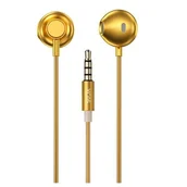 Słuchawki - WK Design Sakin Series YC05 złote - miniaturka - grafika 1