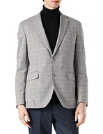 Kurtki męskie - Hackett London Męska kurtka Strch Grey Slub Hpsack, 925 middle Grey, 44 - miniaturka - grafika 1