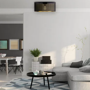 Nowoczesny plafon sufitowy do salonu DUBAJ AŻUR fi - 40 cm - Lampy sufitowe - miniaturka - grafika 1