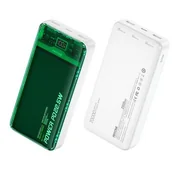 Powerbanki - WEKOME WP-351 Vanguard Series - Power bank 20000 mAh PD 20W + QC 22.5W (Zielony / Przezroczysty) - miniaturka - grafika 1